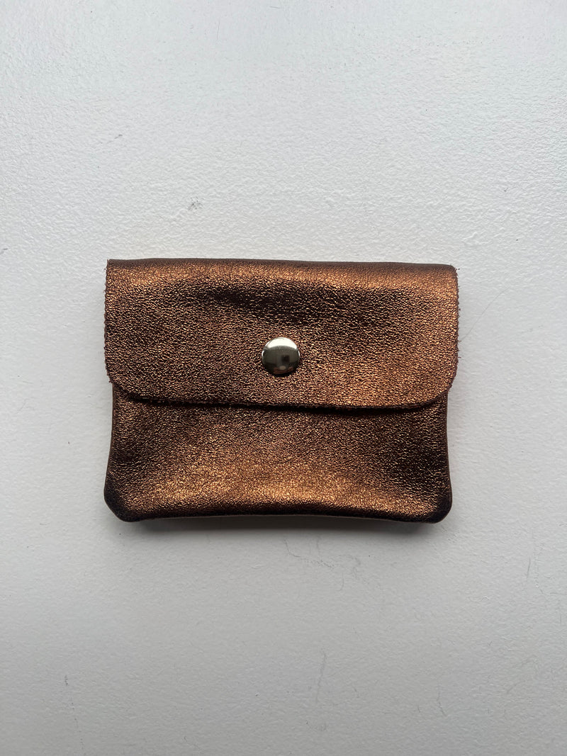 Mini Leather Snap Wallets | New Size