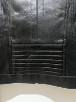 Black Lambskin Leather Jacket | Miranda