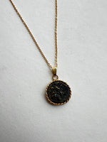 Italian Coin Necklace | Small Medusa