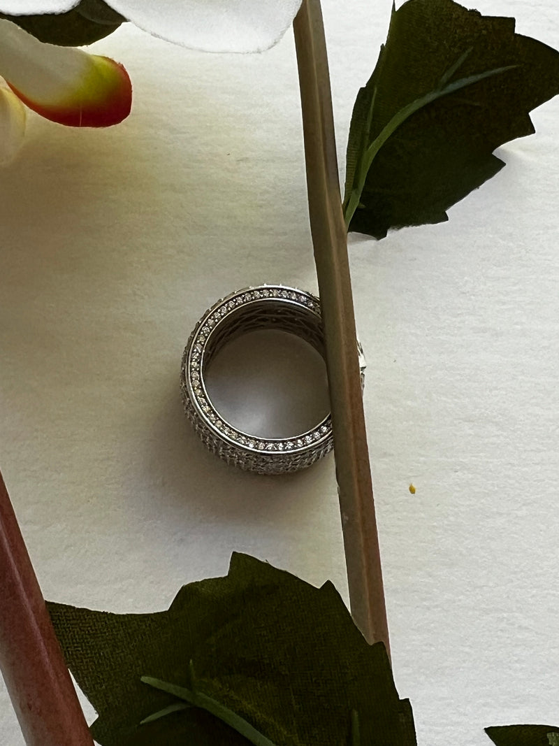 Pave Diamond Eternity Ring | Sophia