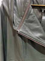 Green lambskin Leather Jacket | Georgia