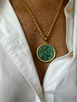 Italian Coin Necklace | Caesar Large