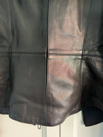 Black Lambskin Leather Jacket | Dakota