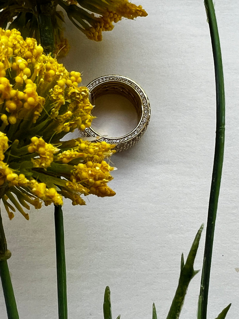 Pave Diamond Eternity Ring | Sophia