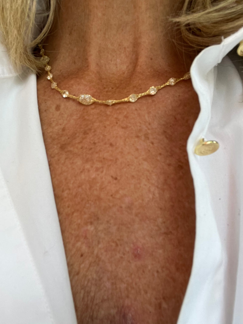 Italian Gold Mesh Necklace | Gisa