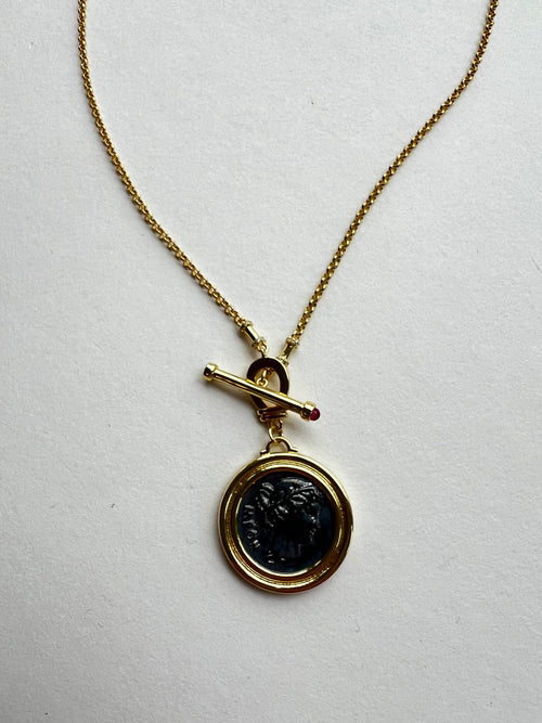 Italian Coin Necklace | Fob