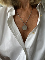 Diamond Pendant + Silver Chain | Rolo