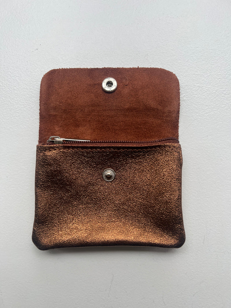 Mini Leather Snap Wallets | New Size