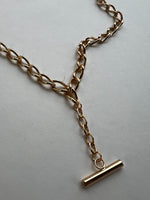 Gold Necklace | T Fob BACK IN STOCK