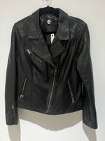 Black Lambskin Leather Jacket | Jack