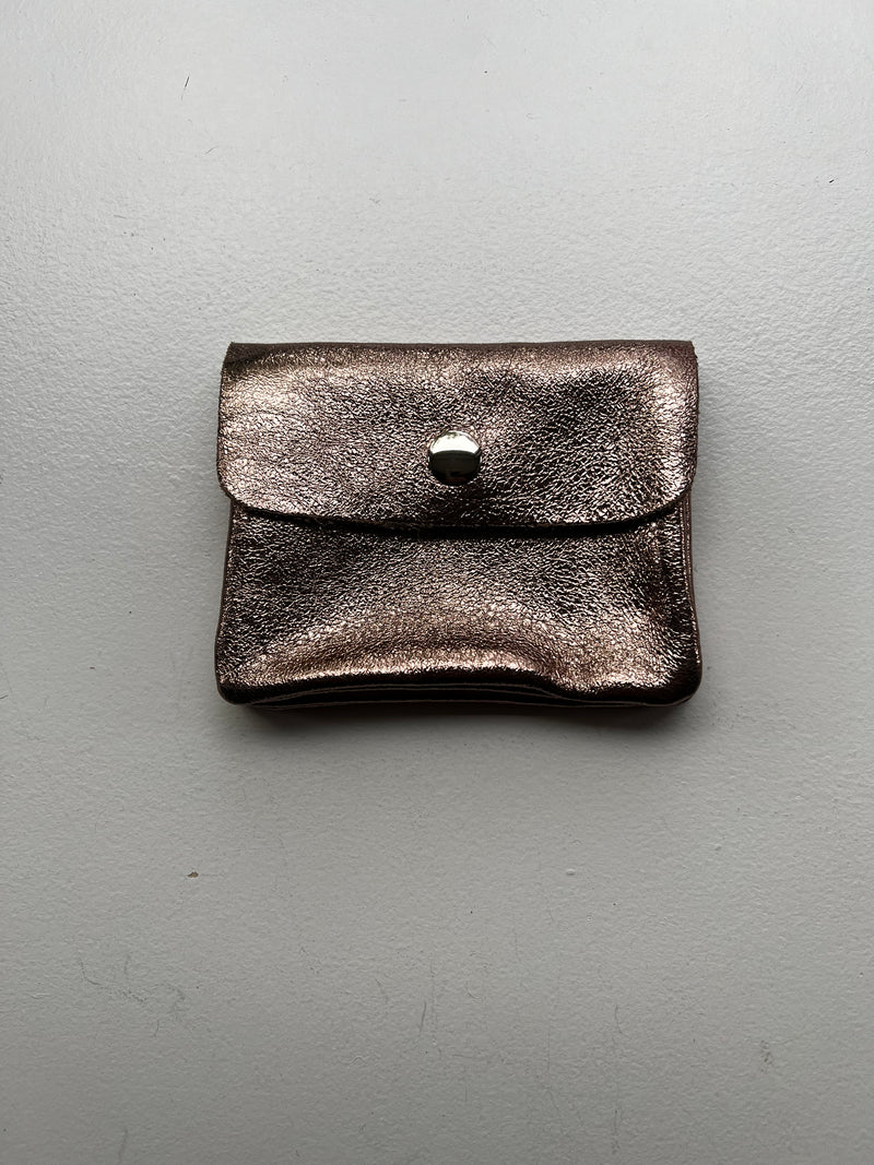 Mini Leather Snap Wallets | New Size