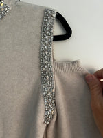 Italian Crystal Sweater | Monica