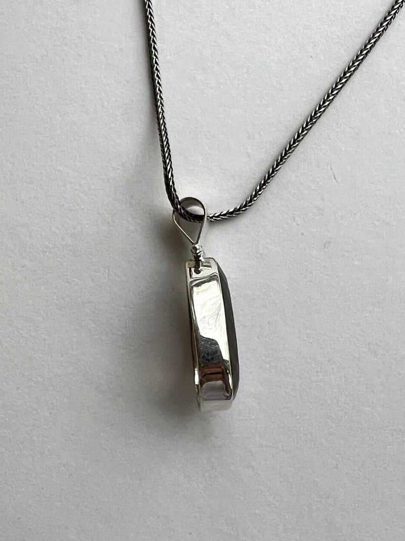 Smoky Topaz Pendant on Silver Chain | Elena