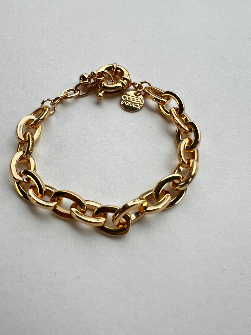 Small Oval Link Bracelet | Kate