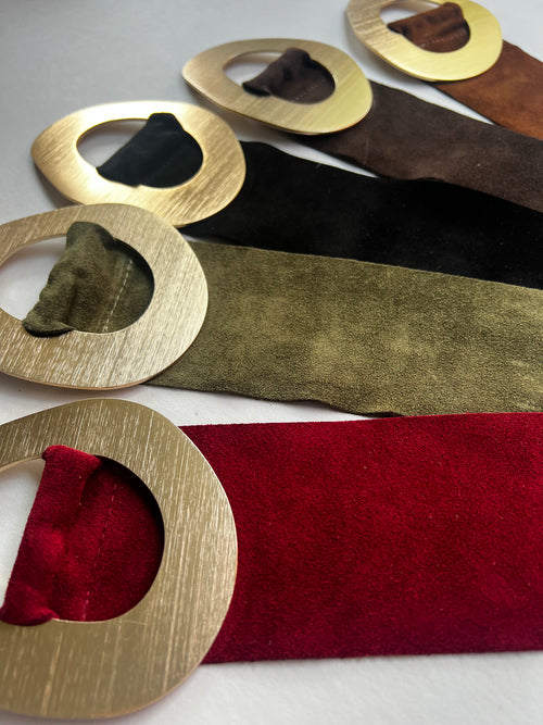 Italian Suede Belts | Shara