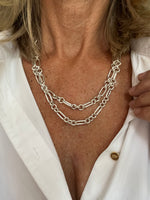 Silver Linked Necklace | David