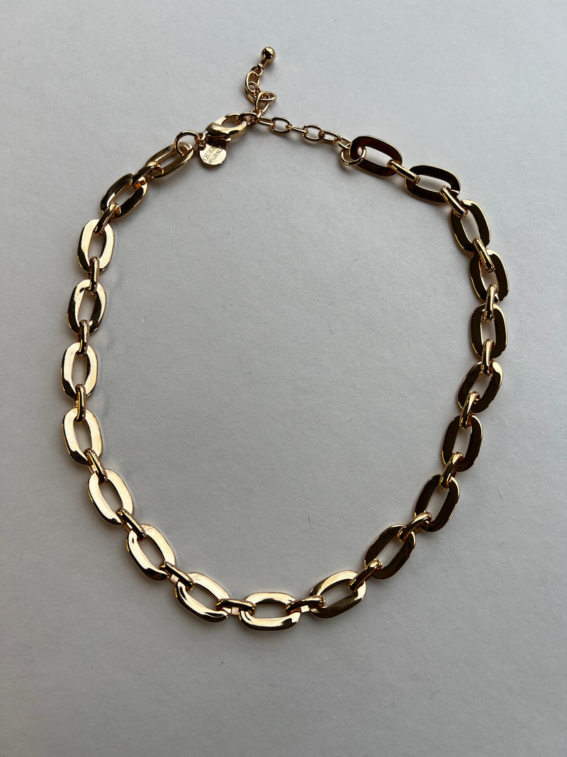 Chunky Oval Link Necklace | Natalie