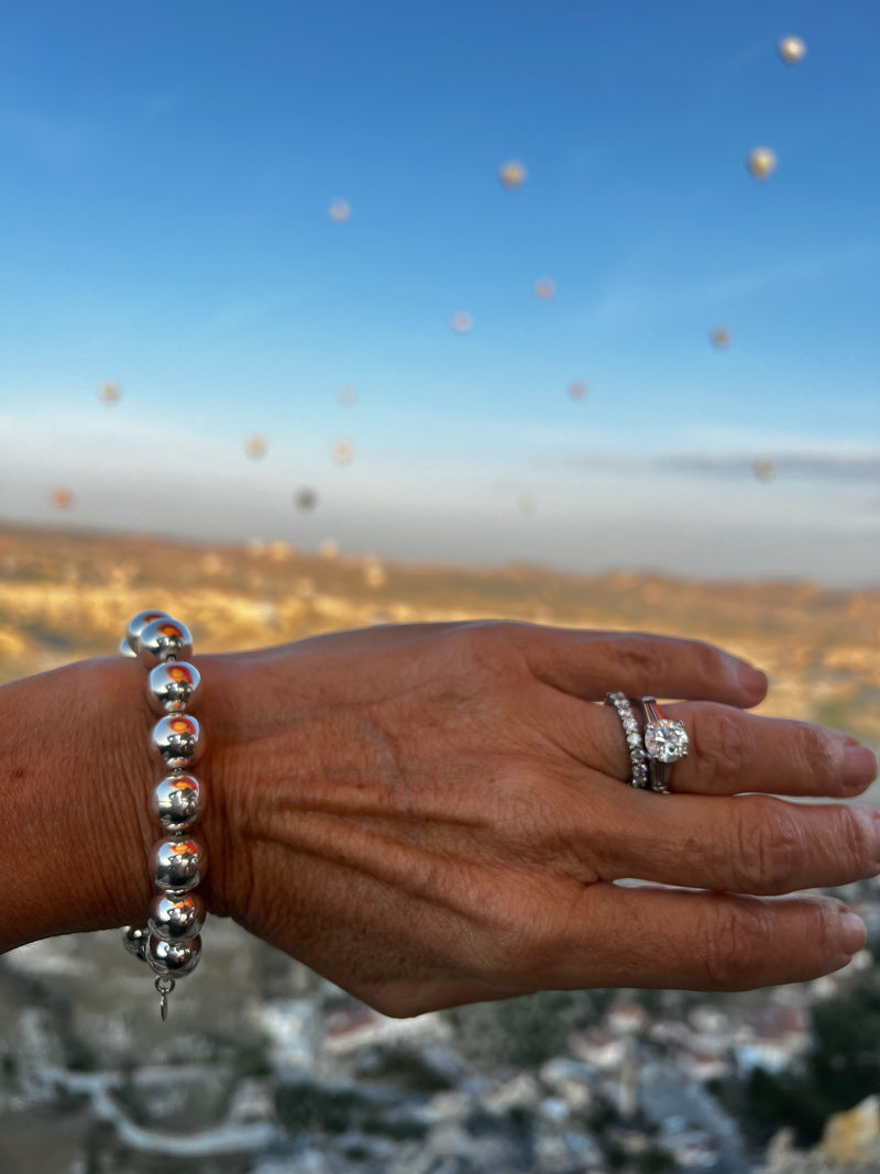 Silver Ball Bracelet