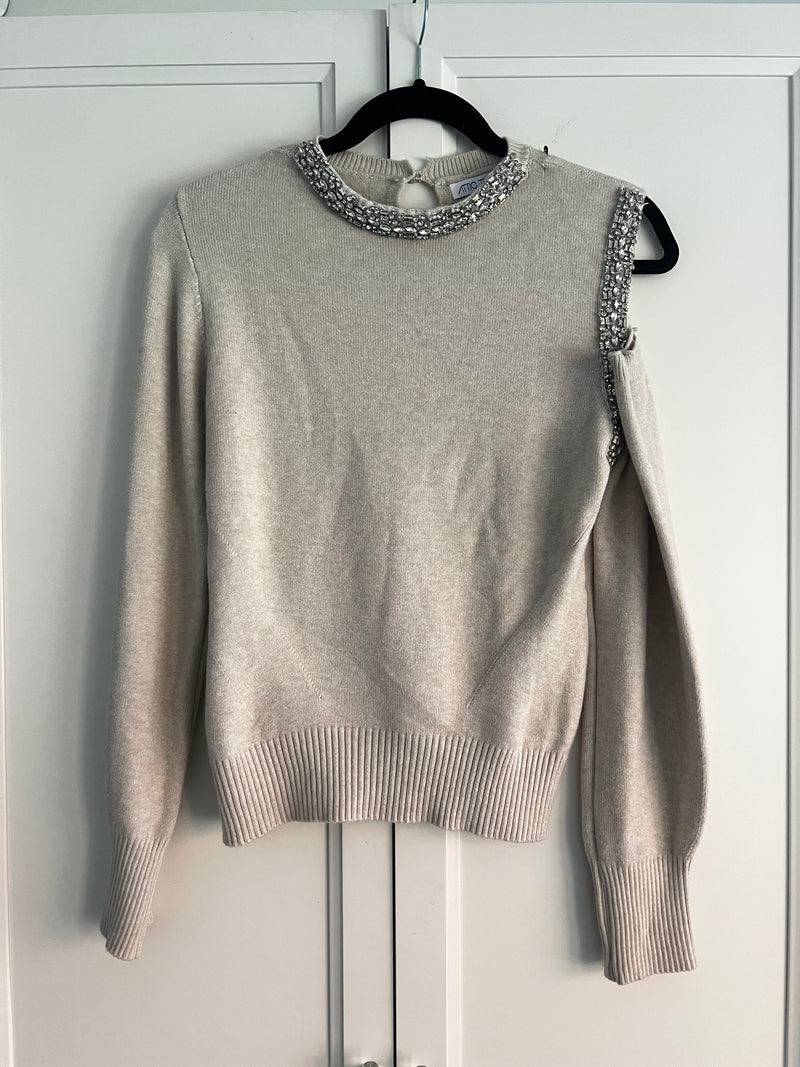 Italian Crystal Sweater | Monica