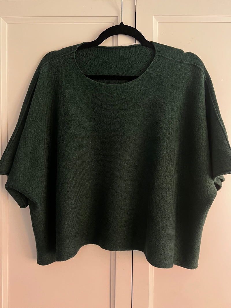 Italian 3/4 Sleeve Sweaters | Sage