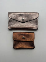 Mini Leather Snap Wallets | New Size