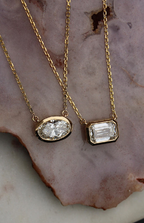 Diamond Solitaire Necklace | No. 5