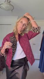 Italian Puffy Leopard Jacket | Leo